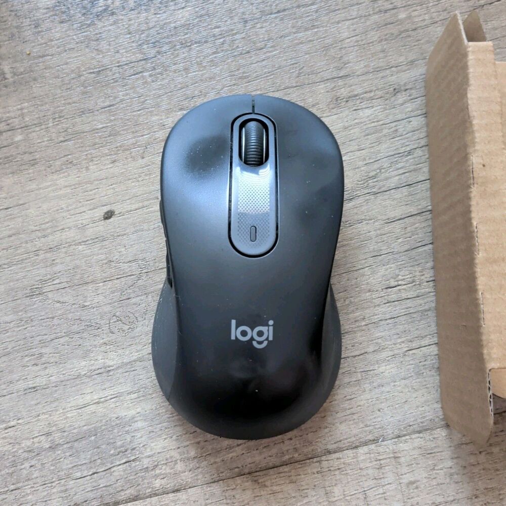 ​Logitech Signature M650 L For Business Wireless Mouse Graphite Large Hand M650L